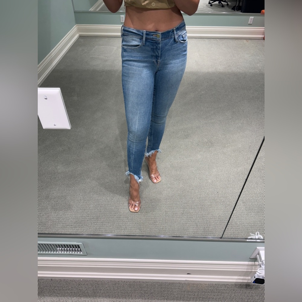 Pre-Owned Frame Denim skinny jeans